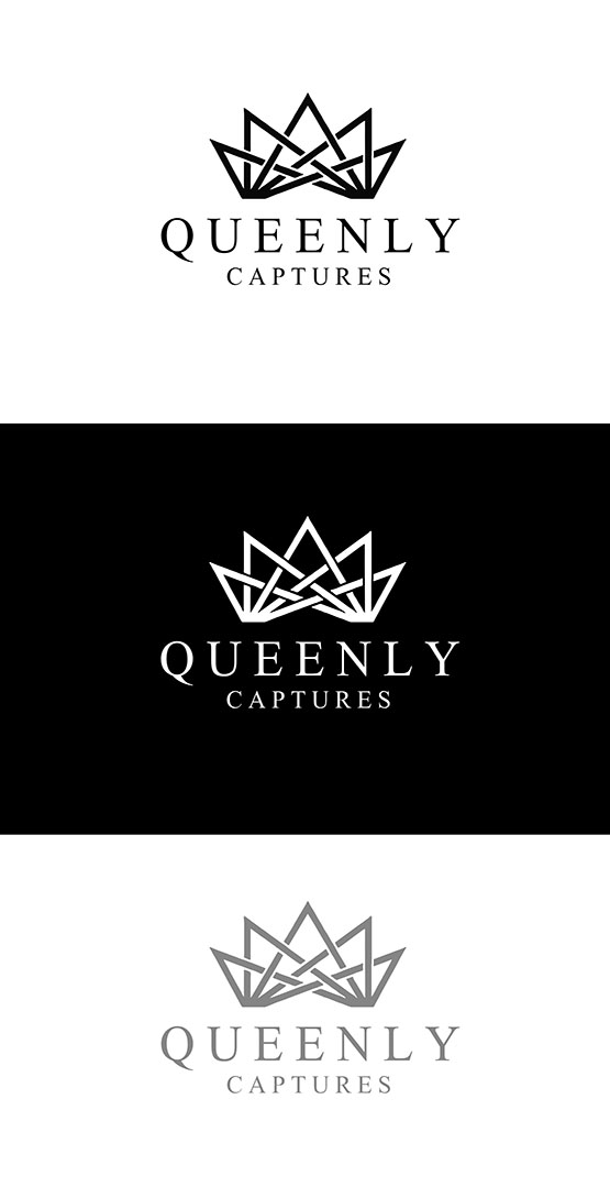 Logotipo Queenlu captures kūrimas